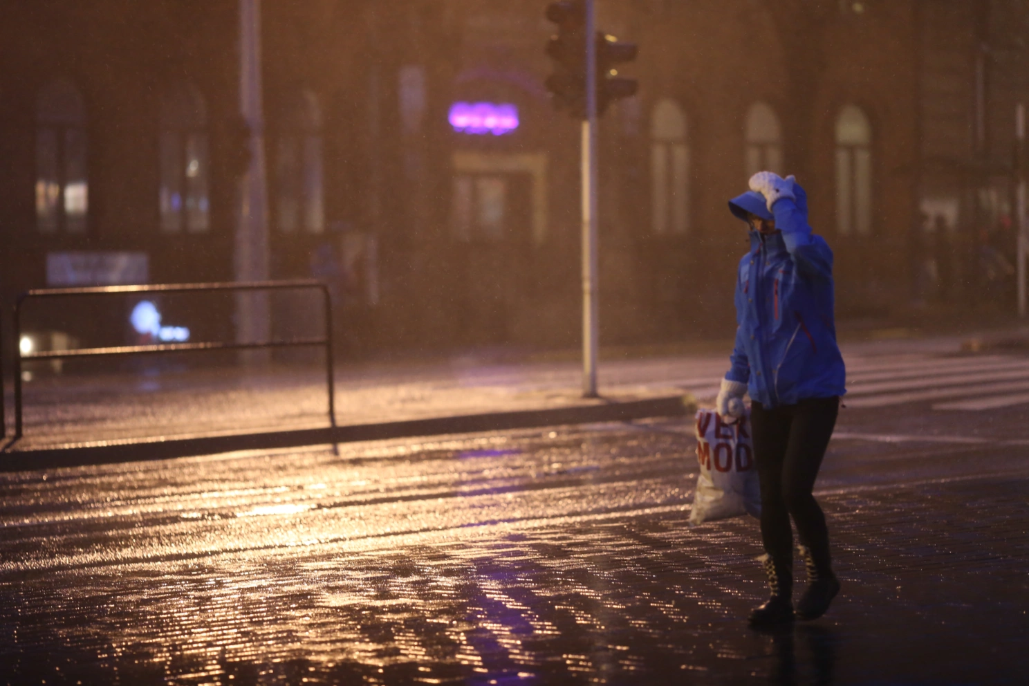 Regn i Bergen.